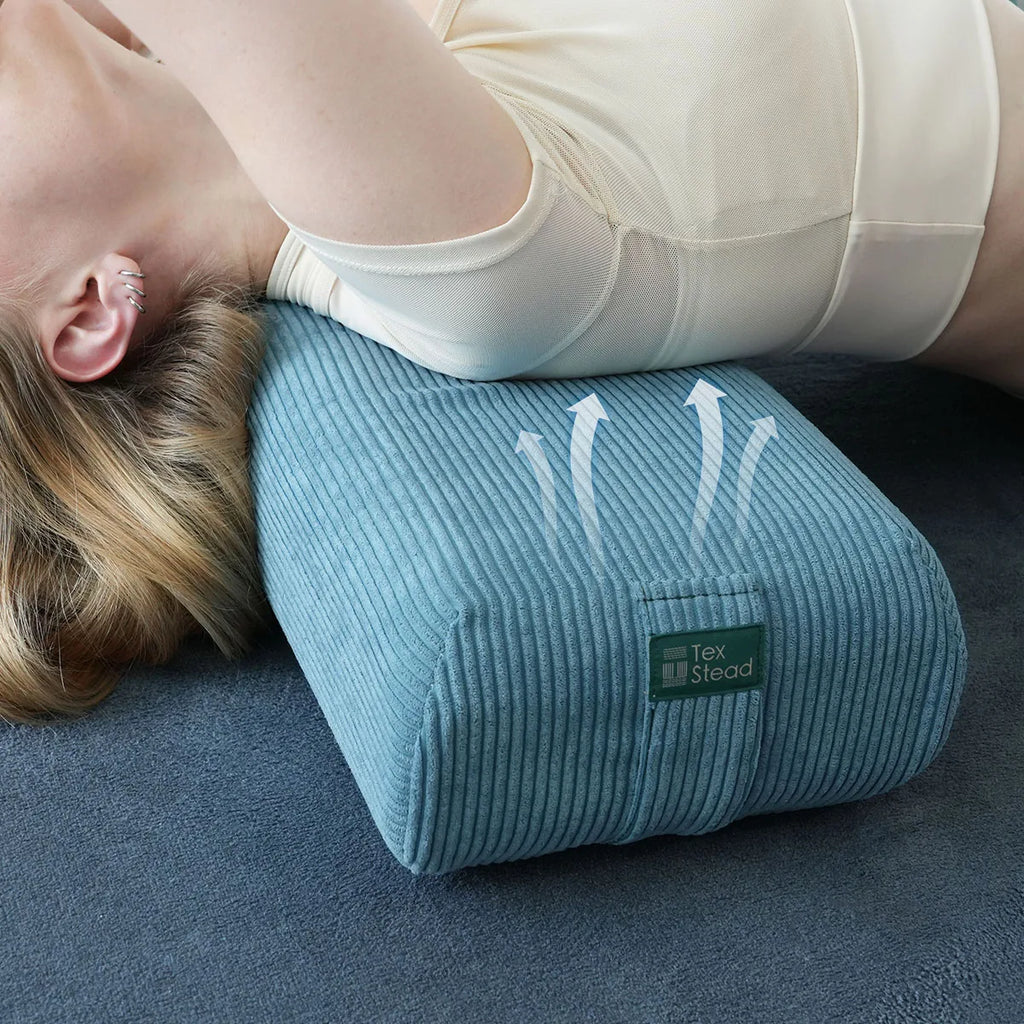 Yoga Bolster Pillow, Rectangular Meditation Cushion, Lightweight Yoga Prop, Restorative Yoga Pillow, Pilates Support Cushion